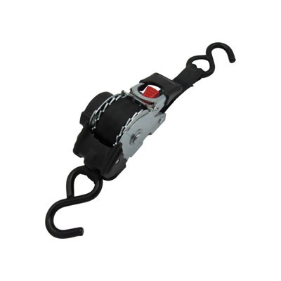 Buyers Products 5483105 10 Ft. Heavy Duty Retractable Ratchet Tie Down W/ S-Hook Ends - John M