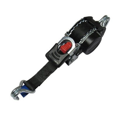 Retractable Ratchet Tie Down Strap with Claw Hook x1 (3M Auto Lashing 0.75T 50MM)