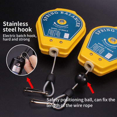 Retractable Spring Balancer Tool Holder with Fittings and Accessories ...