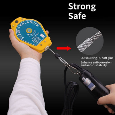 Retractable Spring Balancer Tool Holder with Fittings and Accessories ...
