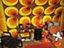 Retro 70s Big Circle Wallpaper Brown Orange Yellow Paste The Wall AS Creation