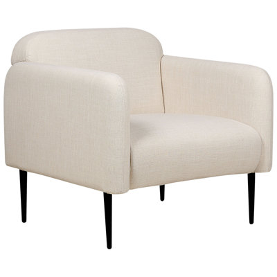 Retro Armchair Light Beige STOUBY