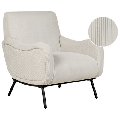 Retro Armchair Light Grey ALMIND