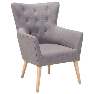 Retro Armchair Light Grey ANGEN