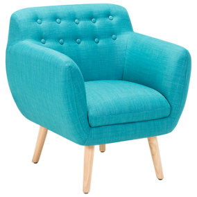 Retro Armchair Turquoise MELBY