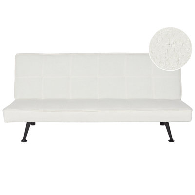 Retro Boucle Sofa Bed White HASLE
