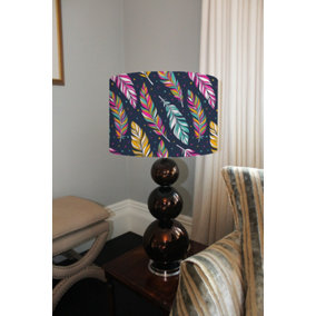 Retro color feathers (Ceiling & Lamp Shade) / 25cm x 22cm / Ceiling Shade