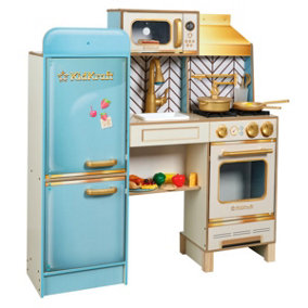 Retro Cool Play Kitchen - Wood - L90 x W27.9 x H96.8 cm