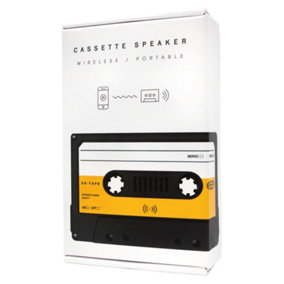 Retro Design Cassette Tape Bluetooth Speaker