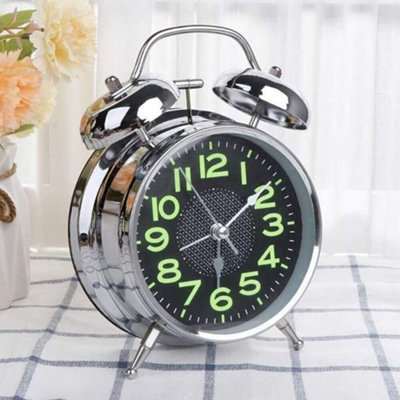 時計 Timedeco Modern Double Clock Lavender(White) Lux CP192914-012E Mechanical Timer, Long Ring - Lux Timers