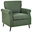 Retro Fabric Armchair Green VIETAS
