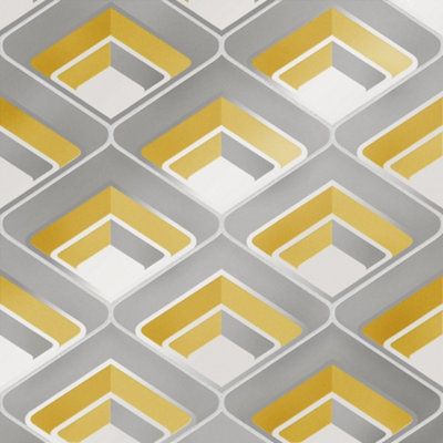 retro geometric wallpaper