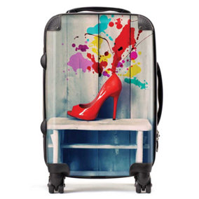 Retro Red Shoes Suitcase - Cabin
