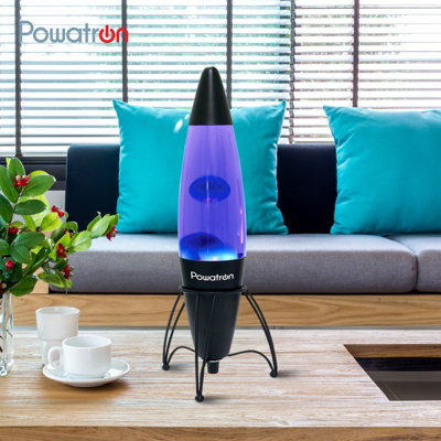 Retro Rocket Shaped  Lava Lamp