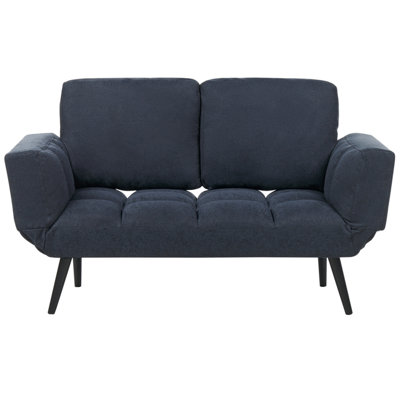 Retro Sofa Bed BREKKE Dark Blue