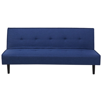 Retro Sofa Bed VISBY Navy Blue