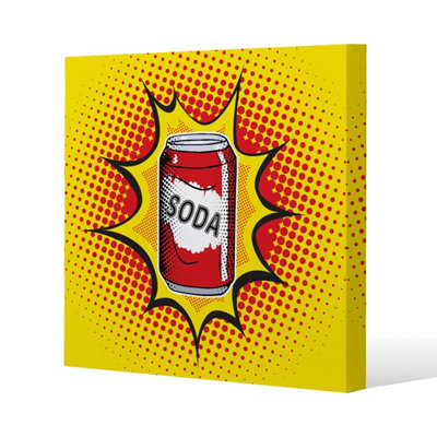 retro style (Canvas Print) / 101 x 101 x 4cm Price Comparisons | Compare The Build