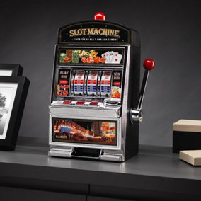 Retro Vegas Slot Machine Money Bank