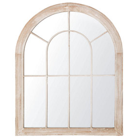 Retro Wall Mirror 88 cm Beige EMBRY