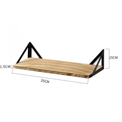 Retro Wall Mounted Storage Shelf Display Rack Home Decor
