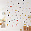 Retro Wall Stickers For Kids Rooms Polka Dots