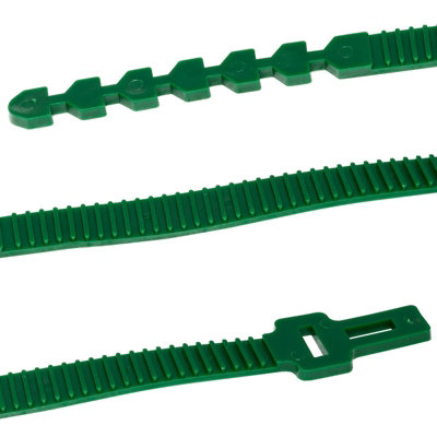 Reusable 10 Pack Tree Support Straps Garden PVC Plant/Shrub Ties, 25cm ...