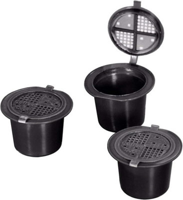 Reusable Espresso Capsules / Pods for Nespresso Coffee Machines - 3 Pack
