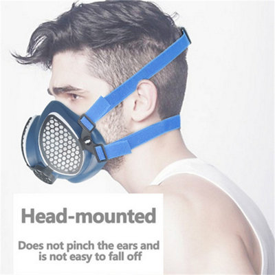 Reusable Face Mask with Replaceable Filters, Dust Protection