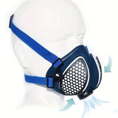 Reusable Face Mask with Replaceable Filters, Dust Protection