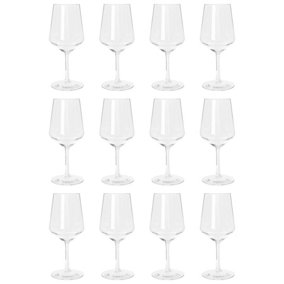 Reusable Plastic Wine Glasses - 500ml - Pack of 12