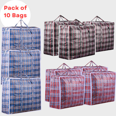 Reusable & Versatile Large Laundry Bags with Reinforced Zips & Handles - Multi-Pack Options - Durable for Clothing & Bedding