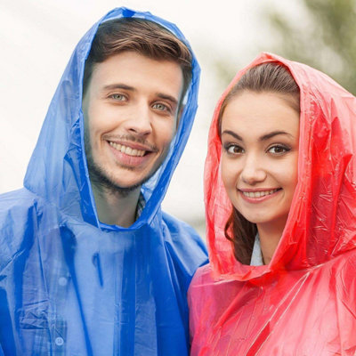 Reusable Waterproof Poncho Raincoats