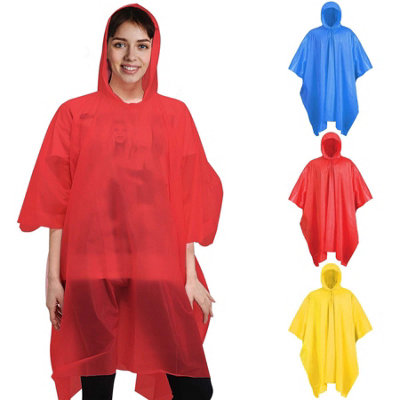 Reusable Waterproof Poncho Raincoats