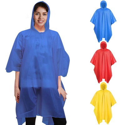 Reusable Waterproof Poncho Raincoats - 3