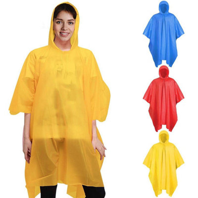 Reusable Waterproof Poncho Raincoats - 4