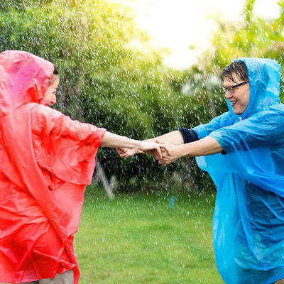 Reusable Waterproof Poncho Raincoats - 6