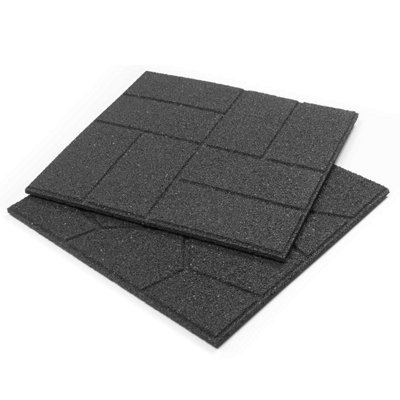Reversable Garden Stepping Stones Decking Paver 40x40cm - Pack of 8