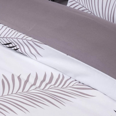 Reversible Printed Dover Cover 3-Piece Leaf Super Soft & Breathable Quilts Bedding Set Single Double King & Super King Sizes