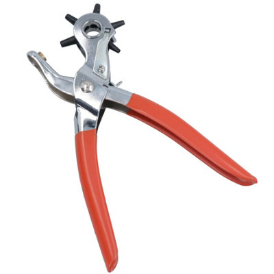 Revolving Leather Card Plastics Punch Pliers Round Hole Marker Belt 2mm - 4.5mm