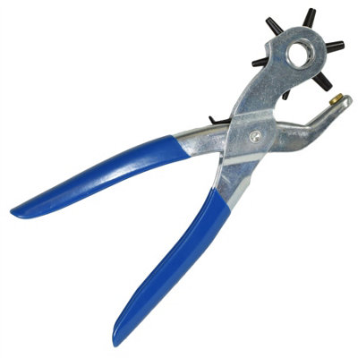 Revolving Leather Card Plastics Punch Pliers Round Hole Marker Belt 2mm - 4.5mm