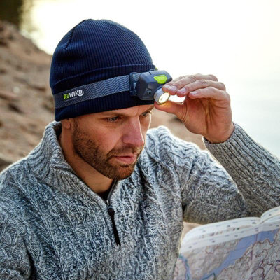 REWIND Rechargeable Headlamp 200 Lumens with Adjustable Headband for Optimal Comfort and Visibility - 3