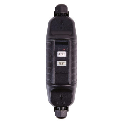 Rewireable 13A Inline RCD Connector IP66 Waterproof