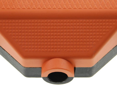 Rewireable High Impact Rubberised 2 Gang Extension Trailing Socket 13A Orange
