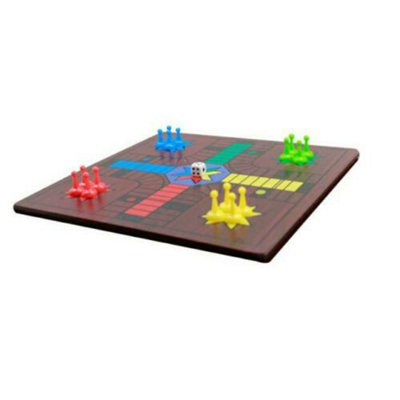 Rexco Wooden 10 in 1 Traditional Board Games Family Toy Play Set Box ...