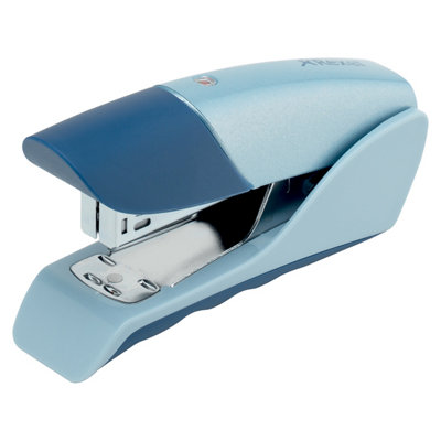 Rexel Gazelle Metal Half Strip 25 Sheet Office Stapler Silver/Blue ...