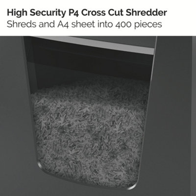Rexel Momentum X420 Cross Cut Paper Office Shredder P4 30 Litre