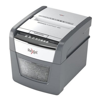 Rexel Optimum Auto Feed 45 Sheet Automatic Cross Cut Paper Shredder 20 Litre