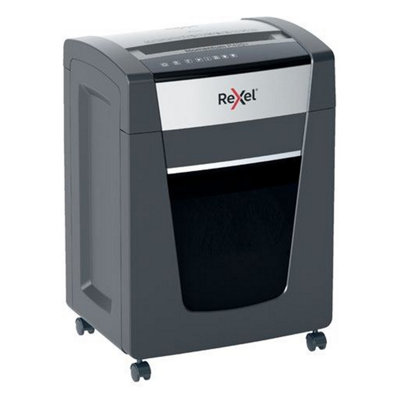 Rexel P420+ Black Cross Cut Paper Office Shredder P4 30 Litre