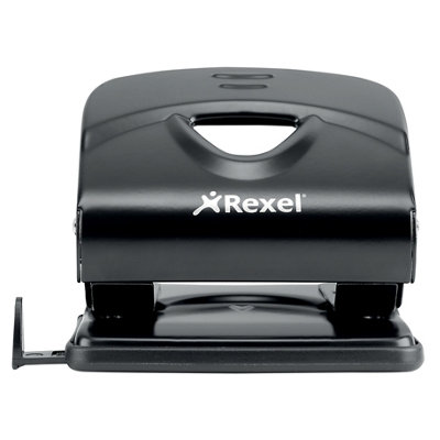 Rexel Value 220 2 Hole 20 Sheet Metal Punch in Black