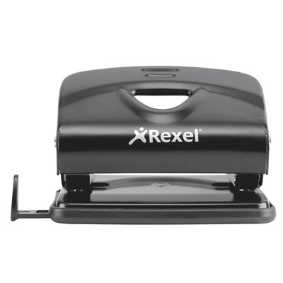 Rexel Value 230 2 Hole 30 Sheet Metal Punch in Black